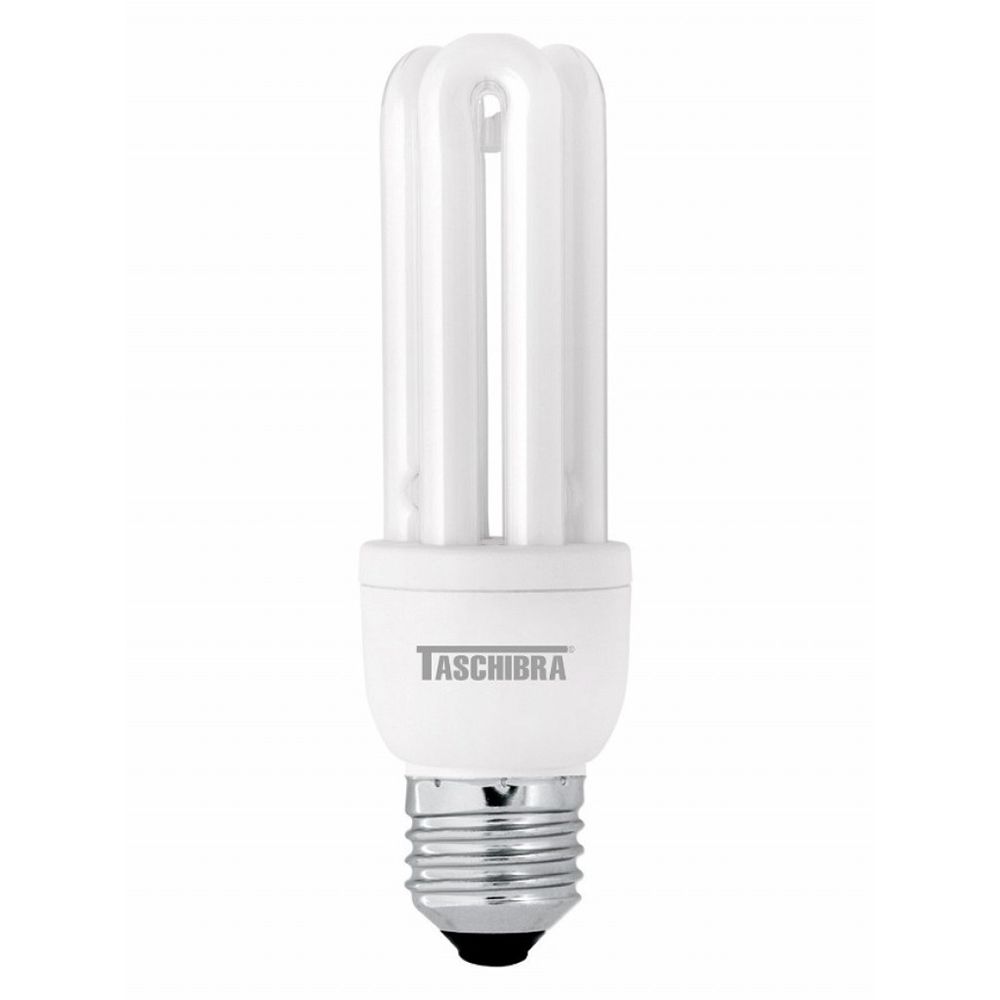 Chatuba Lâmpada Fluorescente 3U 15W 6400K 220V Taschibra Chatuba