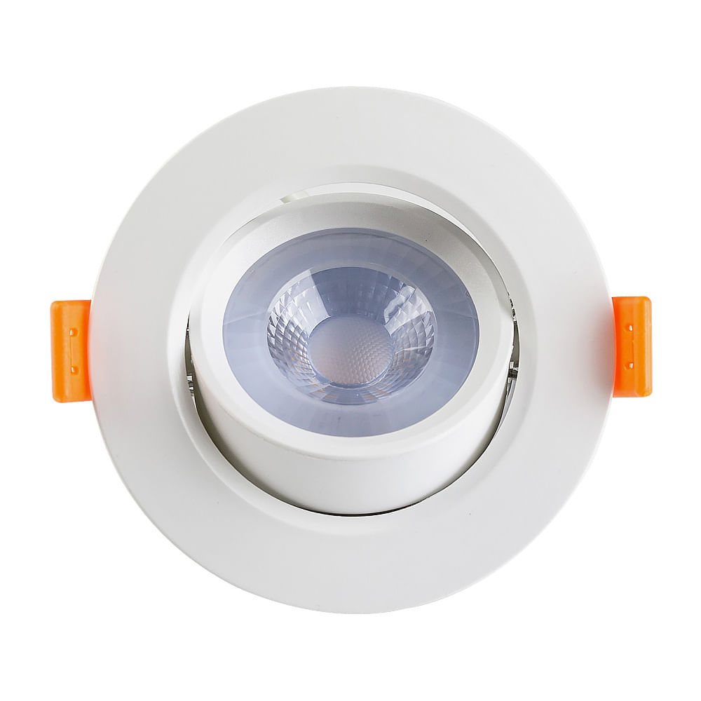 Chatuba | Spot Led de Embutir Redondo Easy 7W 6500k Branco Bronzearte