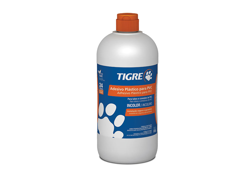 Adesivo Plástico Para PVC 850G Incolor Tigre