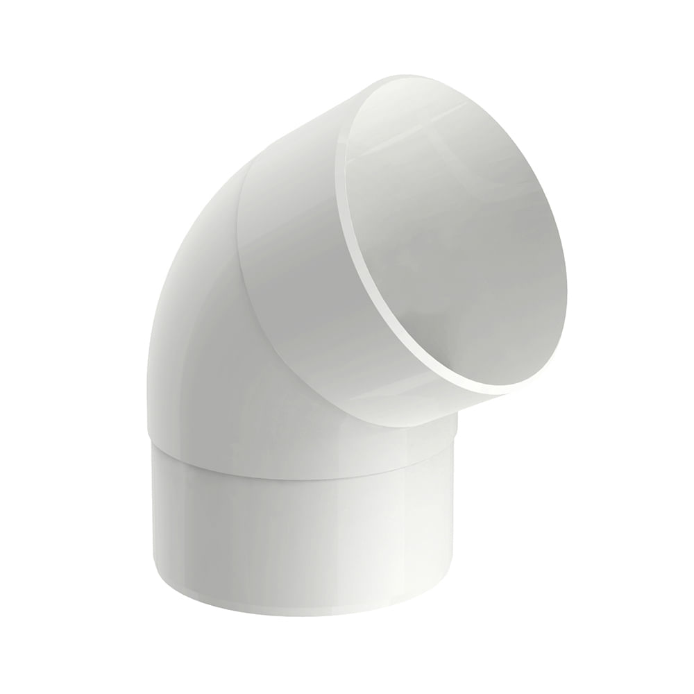 Joelho 60° Circular Aquapluv Style Branco Tigre