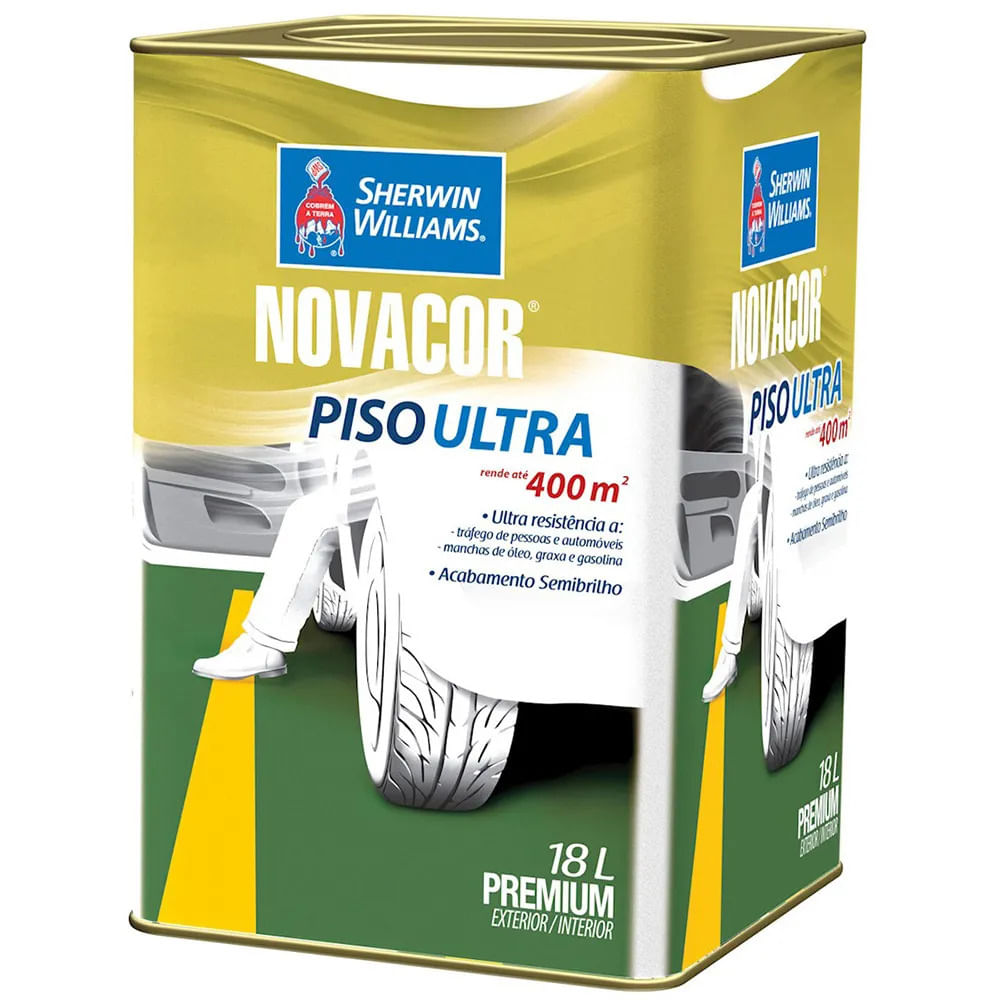 Chatuba | Tinta Acrílica Novacor Piso Ultra Cinza 18L Sherwin Williams