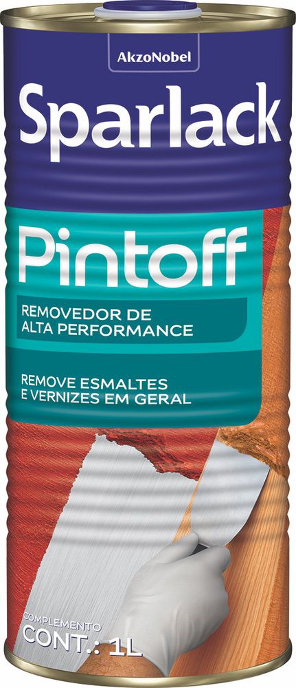 Removedor Sparlack Pintoff Transparente 1L Coral