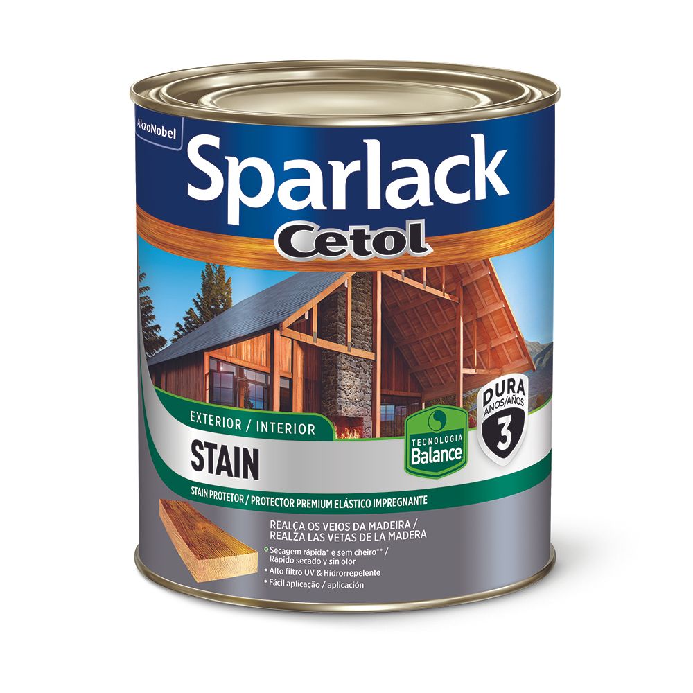 Chatuba Stain Impregnante Premium Sparlack Cetol Efeito Natural Acetinado Natural 900ml Coral Chatuba Chatuba Stain Impregnante Premium Sparlack Cetol Efeito Natural Acetinado Natural 900ml Coral Chatuba