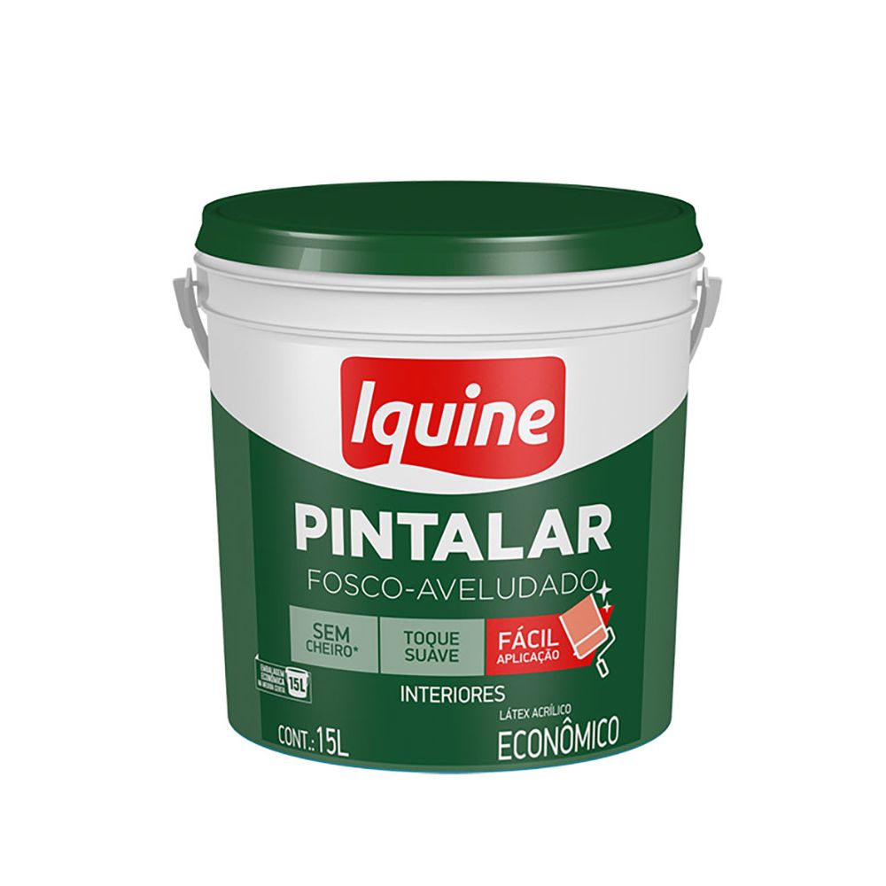 Chatuba | Tinta Acrílica Pintalar Branco Neve 15L Iquine - Chatuba