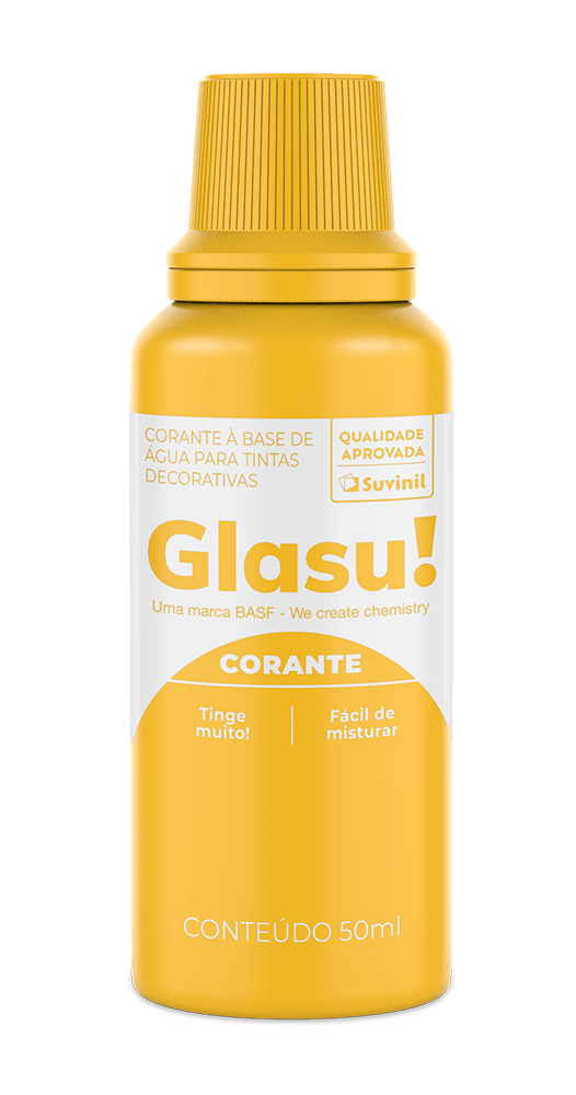 Corante Amarelo 50ml Glasu