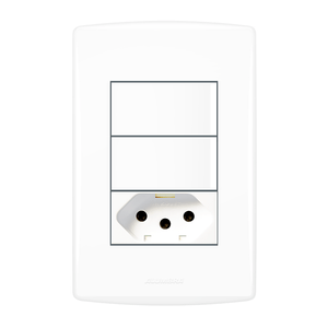 Conjunto-Pro-2-Interruptores-Simples-e-1-Tomada-Bianco-4x2-10A-Alumbra