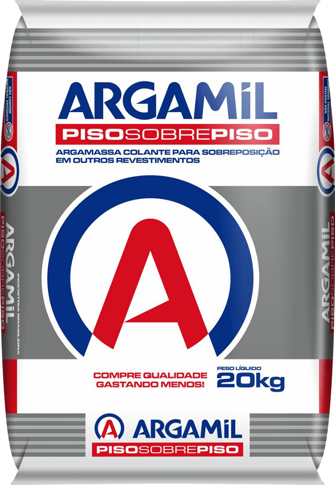 Argamassa Piso Sobre Piso Cinza 20kg Argamil