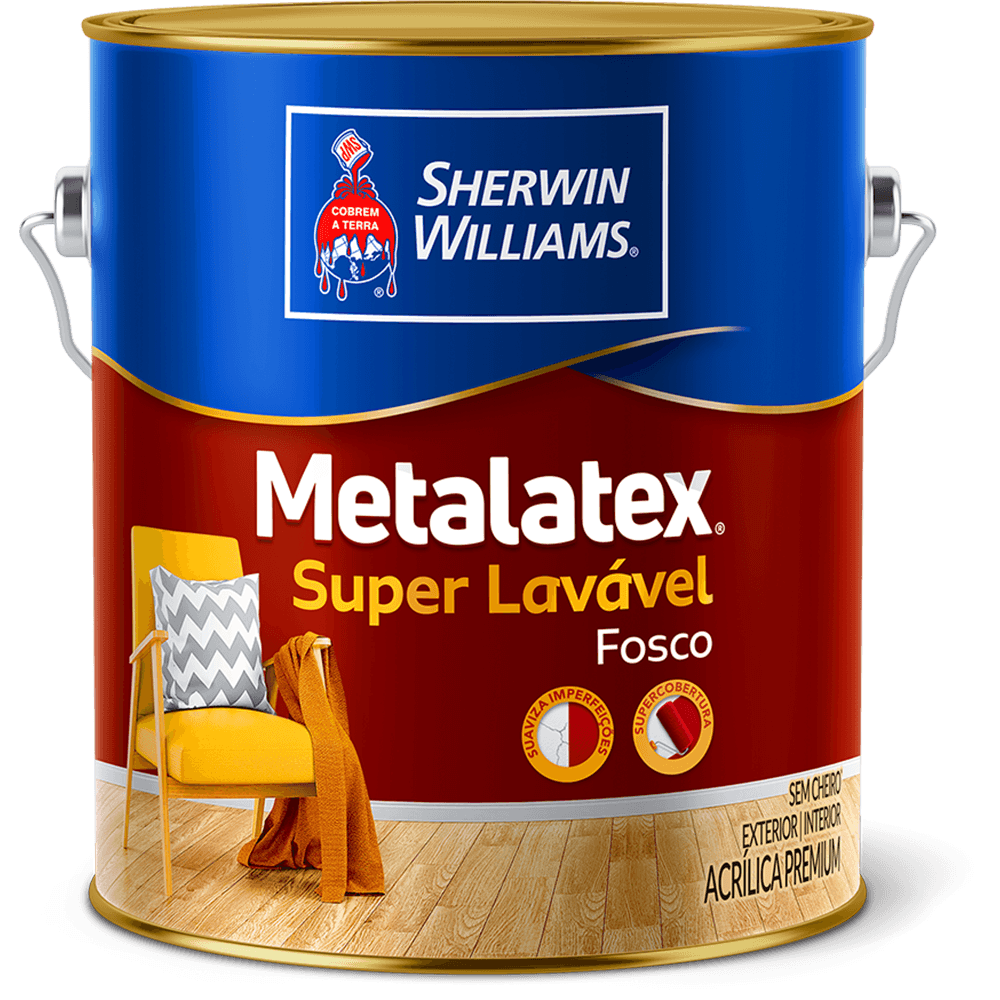 Chatuba Tinta Acrílica Metalatex Perfeito Branco Fosco 36l Sherwin Williams Chatuba 1441