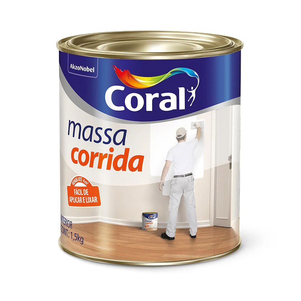 Massa Corrida PVA 1.5Kg Coral