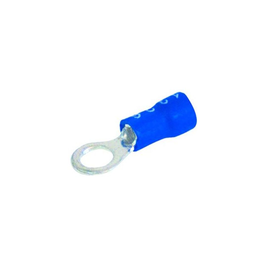 Terminal Anel 5, 6mm Azul 10 Peças A.santos