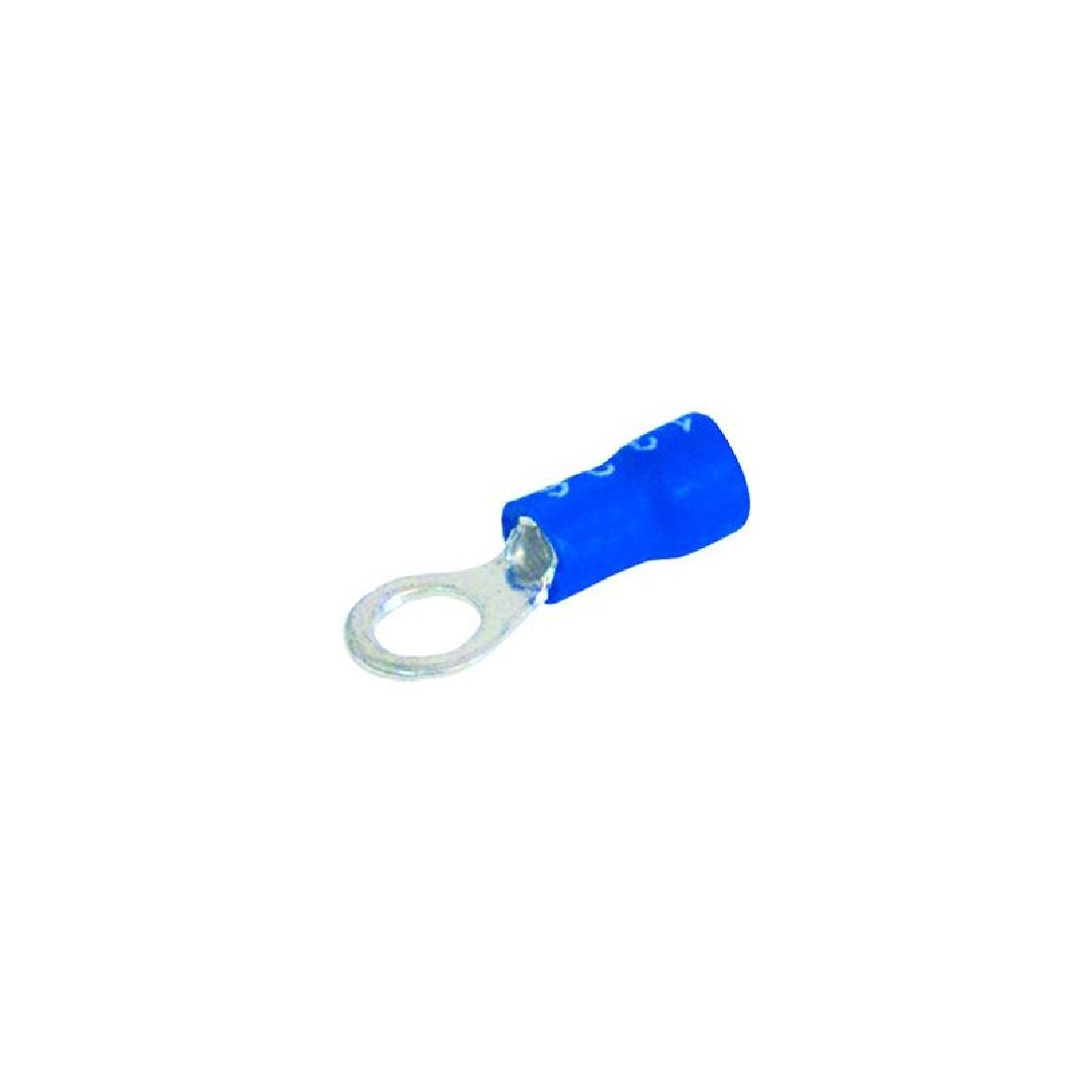 Terminal Anel 6, 5mm Azul 10 Peças A.santos