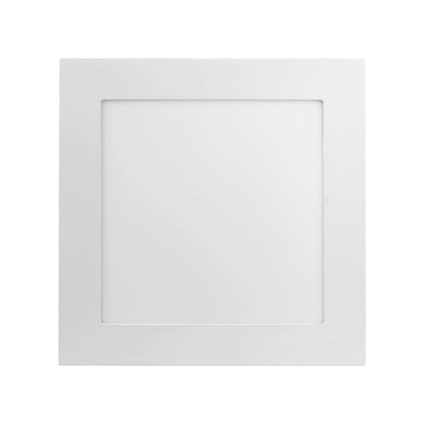 Luminária Quadrada de Embutir 225X225 20W Branca