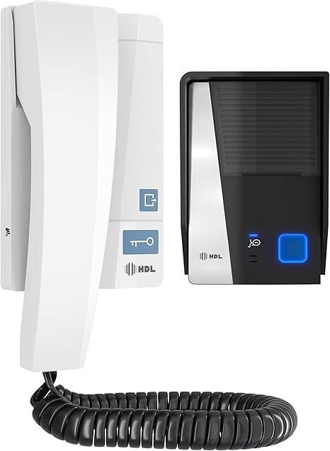 Kit Porteiro Eletrônico de Áudio Advance 2 Botões Branco - HDL Amazônia