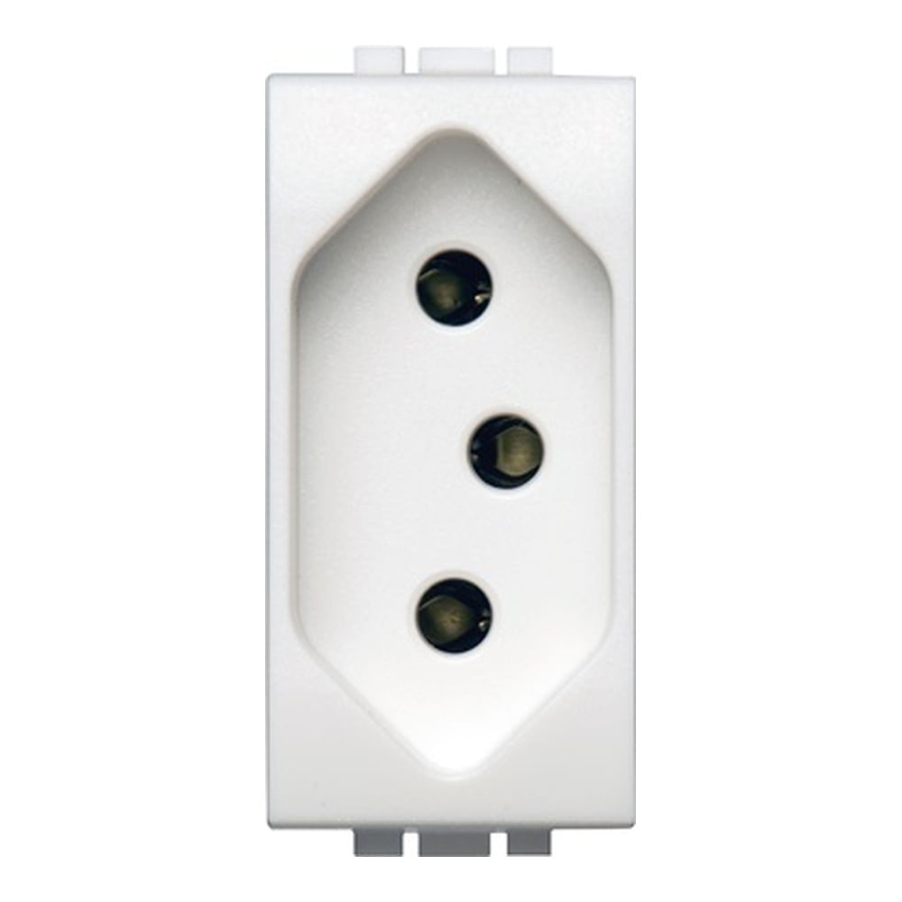 Módulo Tomada 2 Polos 10A 250V SN4165S Branco Legrand