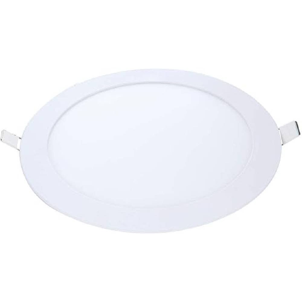 Painel Alu Embutir Redondo 22cm Amarela 3000K 18W Bivolt Avant