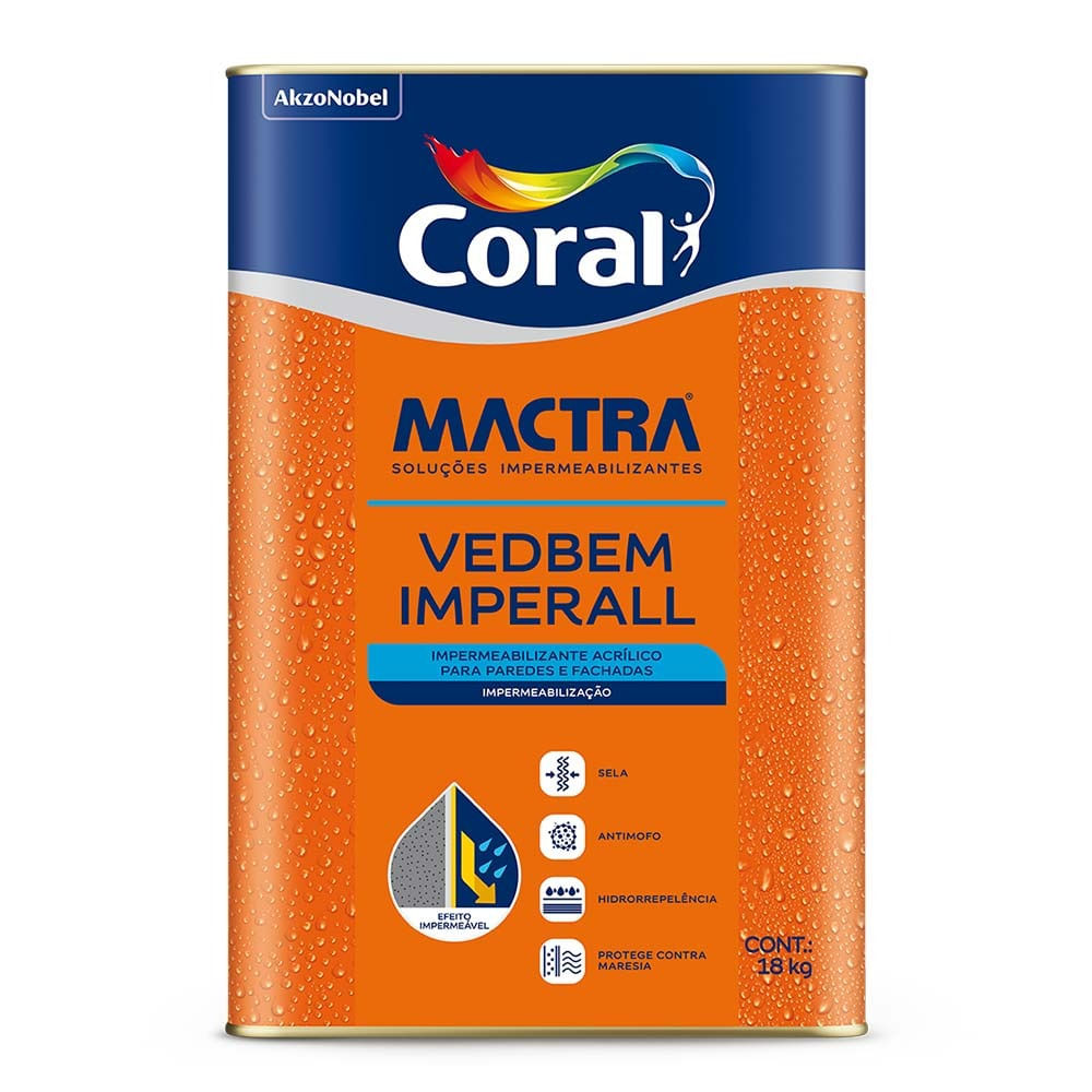 Tinta Imperall Mactra 10/1 Punch 18 Kg Coral