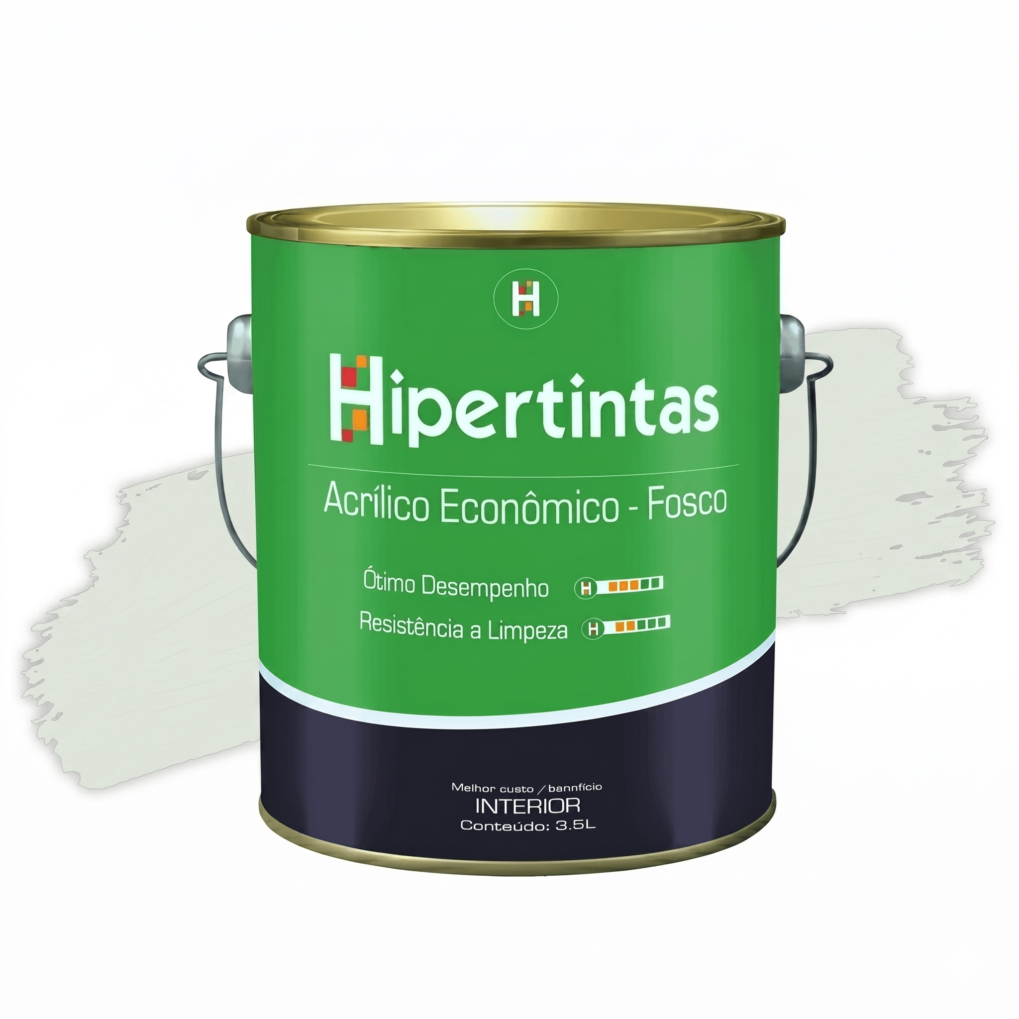 Tinta Acrílica Econômica Branco Gelo 3,6L Hipertinta
