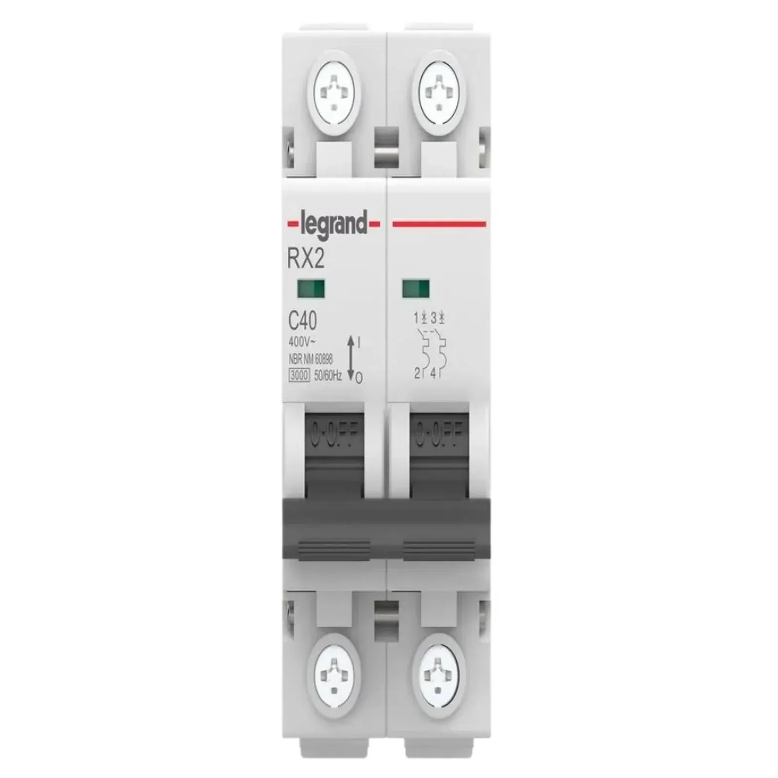 Minidisjuntor Rx2 10A Bipolar Curva C Legrand