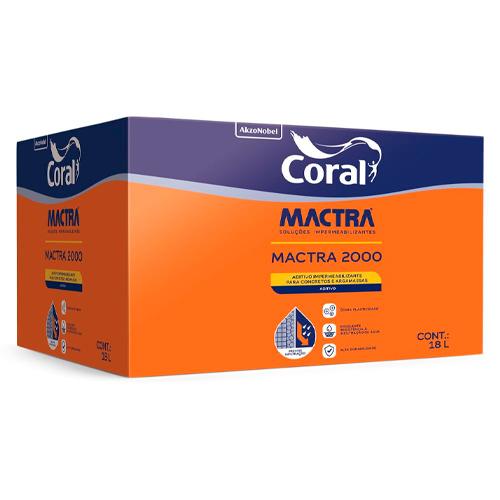 Impermeabilizante Mactra 2000 Com 9 Saches 18 Litros