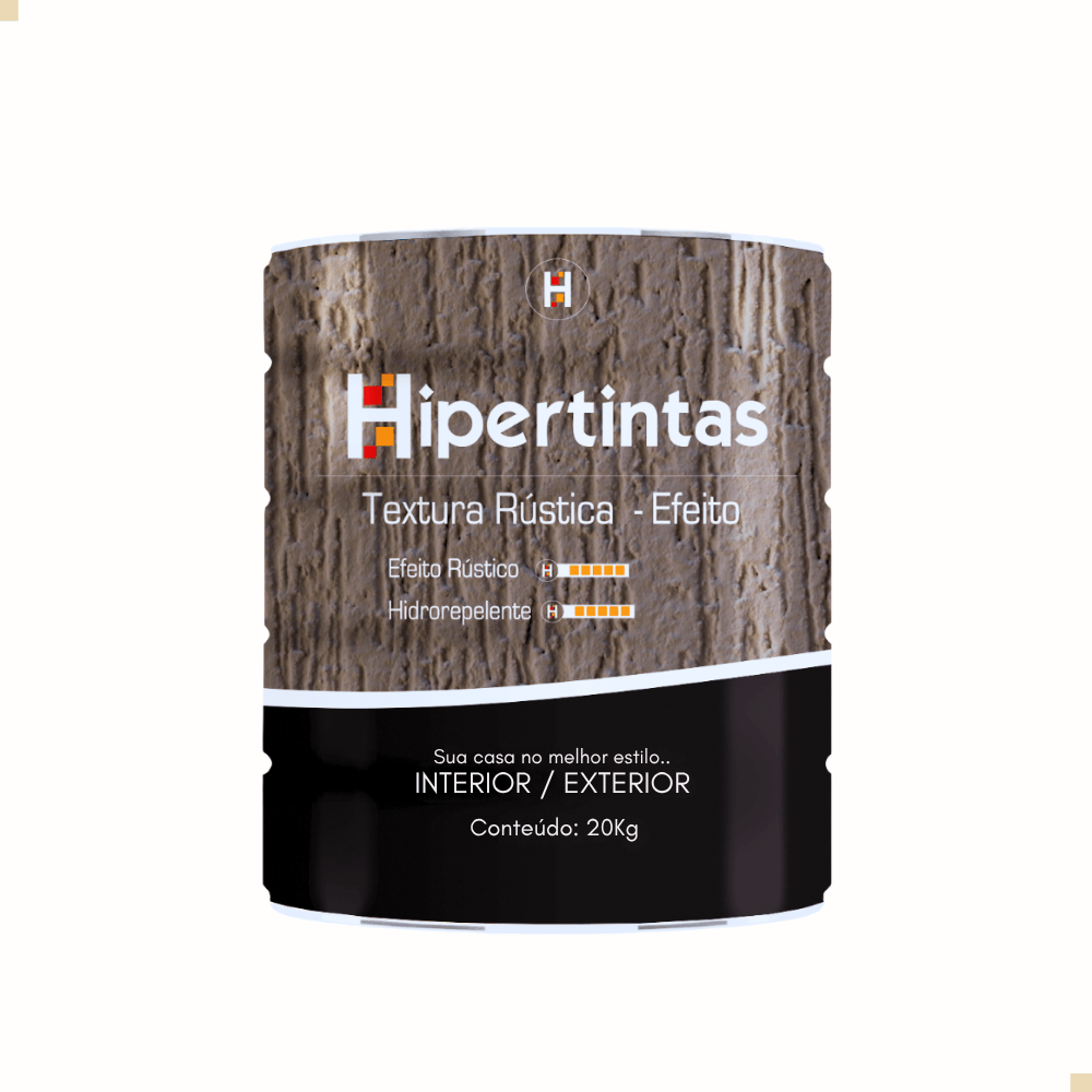 Textura Rustica Branca 20Kg Hipertintas
