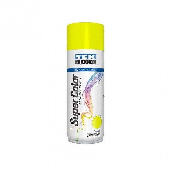 Tinta Spray Amarelo Fluorescente 350Ml TekBond